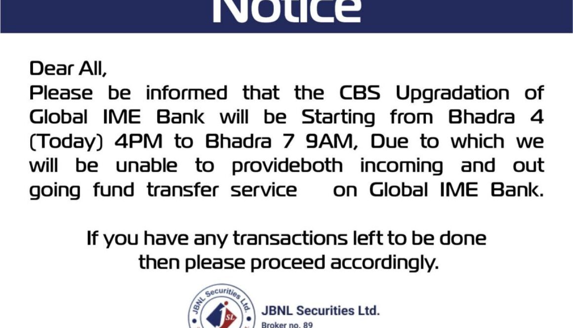 Notice 1